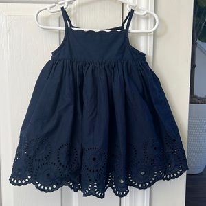 Baby Gap eyelet navy size 12-18 months dress
